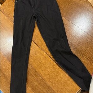 GAP Vintage Slim Mid Rise Black Pants